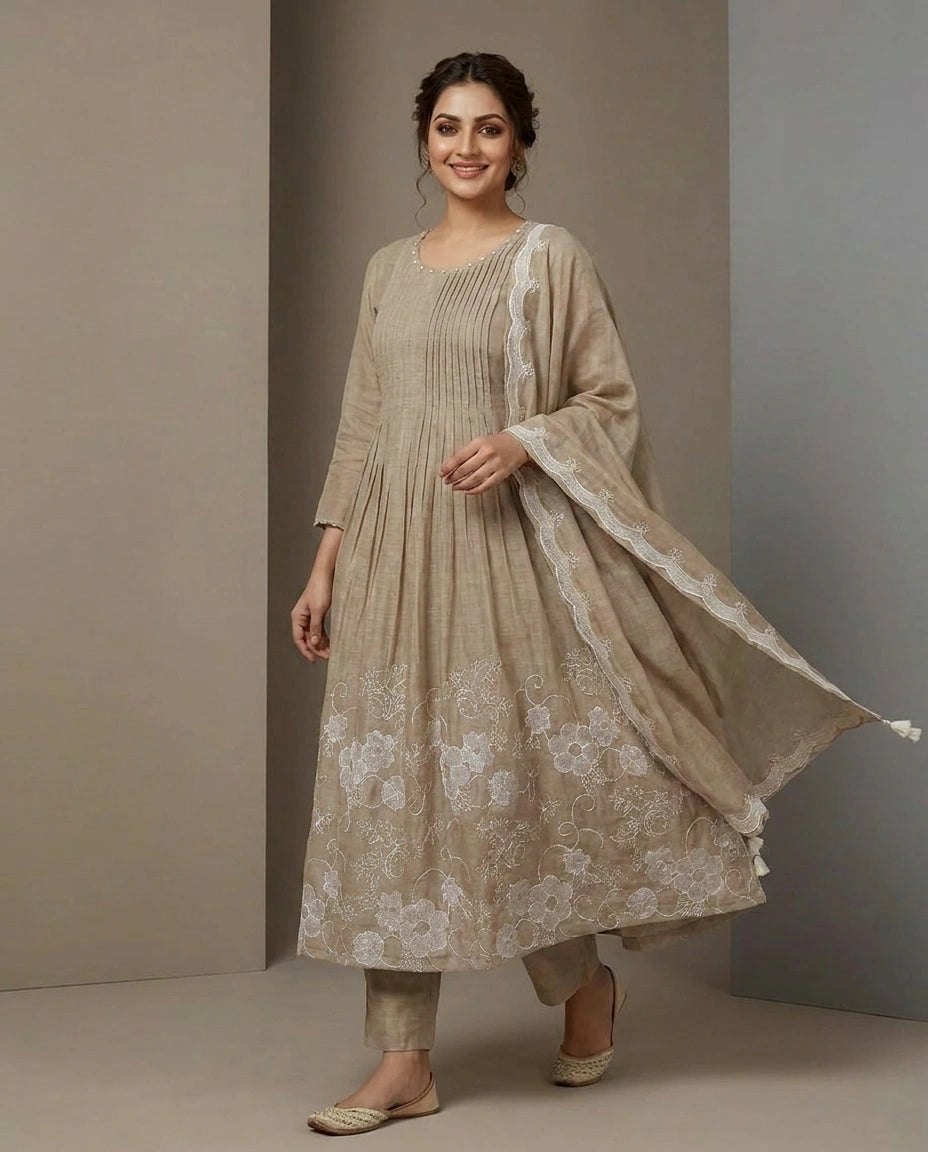 Cotton Suit A Line - Rangoli India