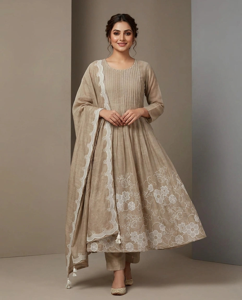 Cotton Suit A Line - Rangoli India