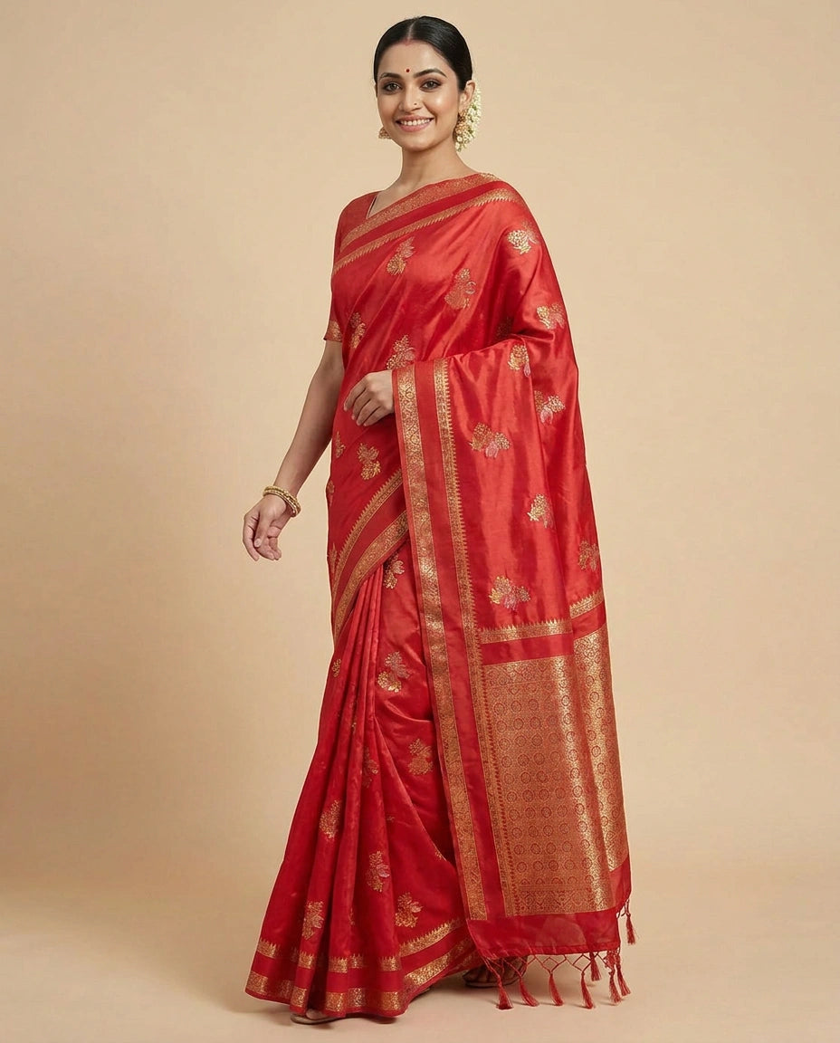 South Weave Mashru Silk Saree — photo 4 of 8
