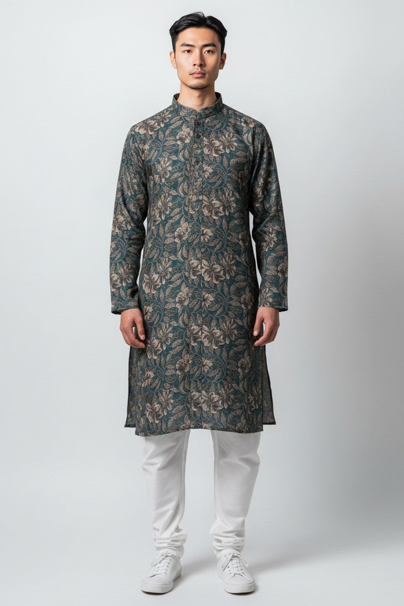 Classic Cotton Kurta Set - Rangoli Sarees