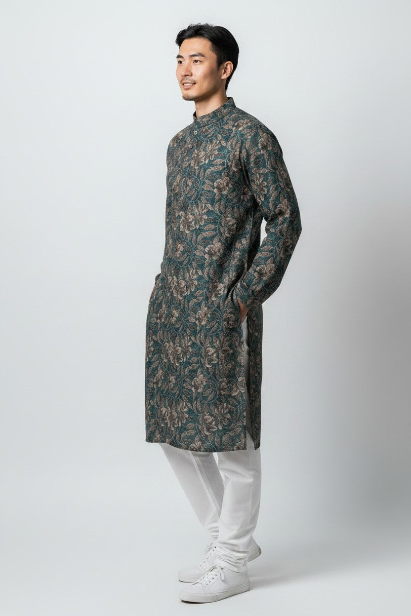 Classic Cotton Kurta Set - Rangoli Sarees
