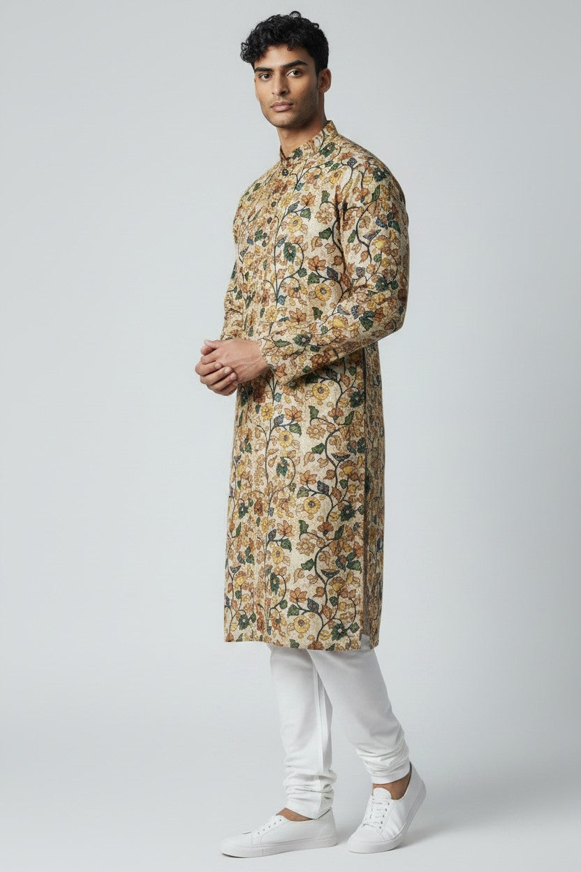 Classic Cotton Kurta Set - Rangoli Sarees