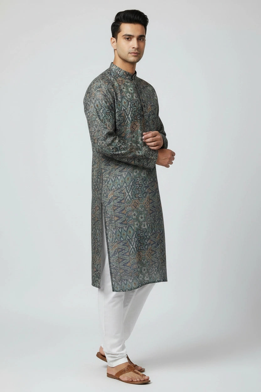 Classic Cotton Kurta Set - Rangoli Sarees