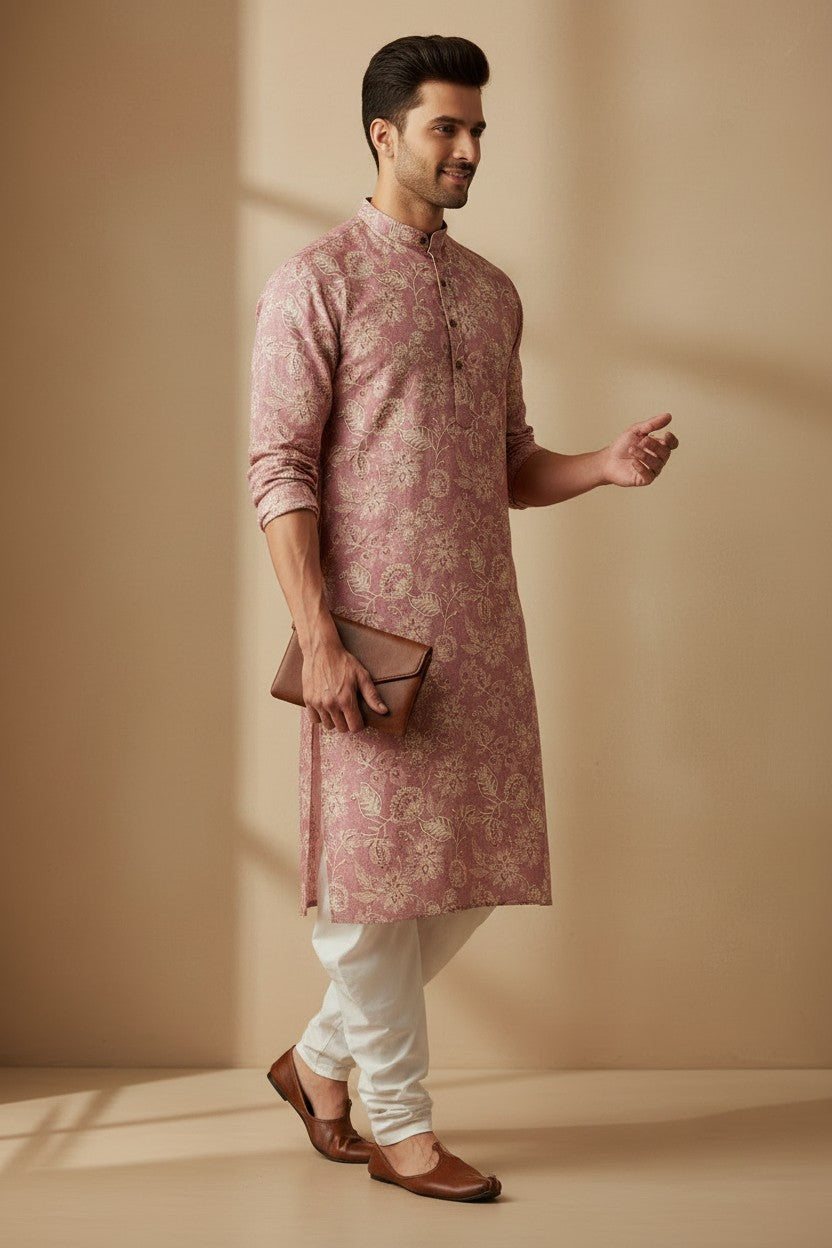 Classic Cotton Kurta Set - Rangoli Sarees