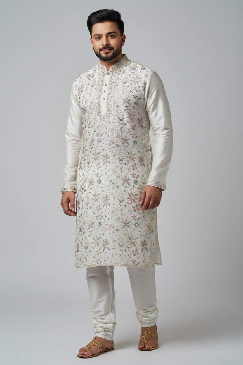Classic Cotton Kurta Set - Rangoli Sarees