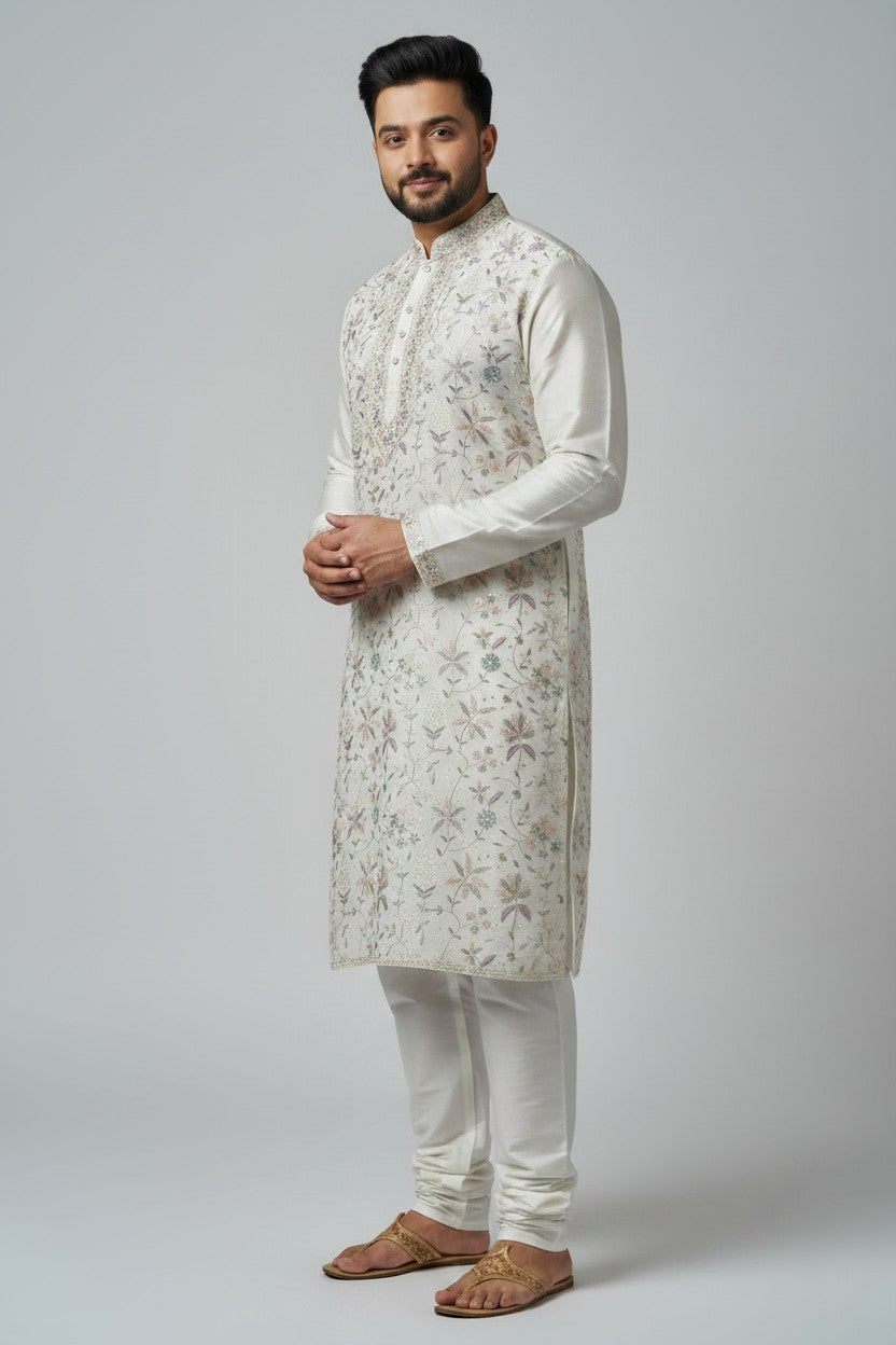 Classic Cotton Kurta Set - Rangoli Sarees