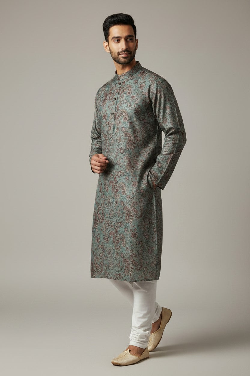 Classic Cotton Kurta Set - Rangoli Sarees