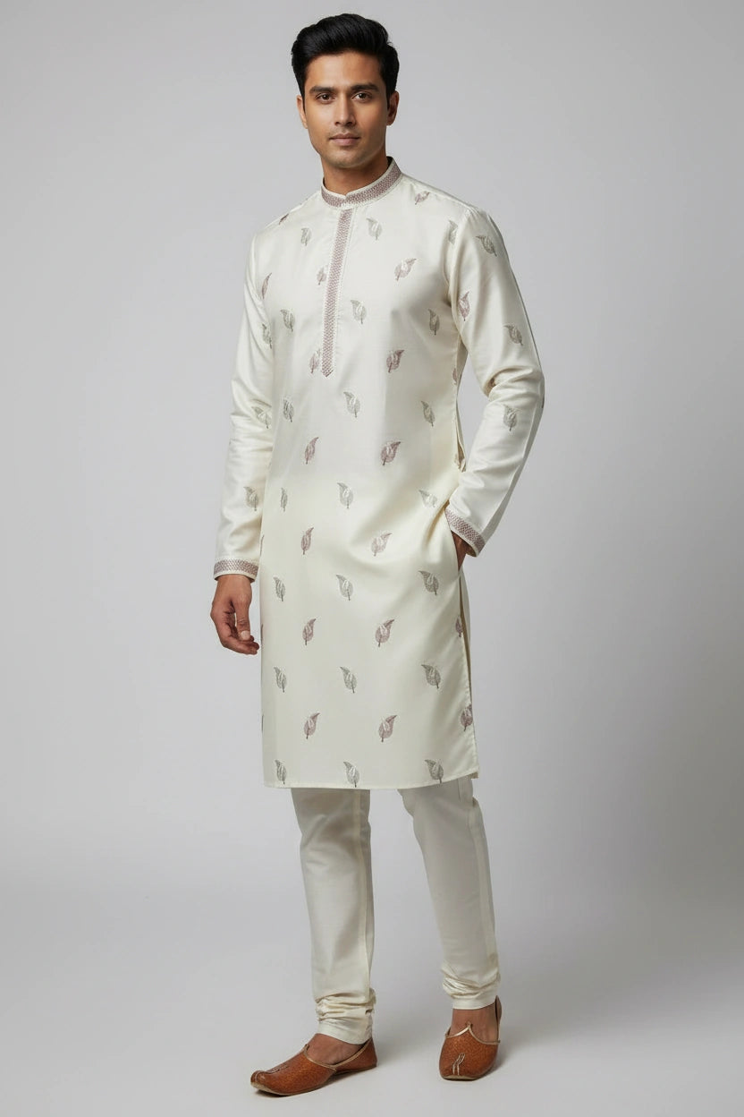 Classic Cotton Kurta Set - Rangoli Sarees
