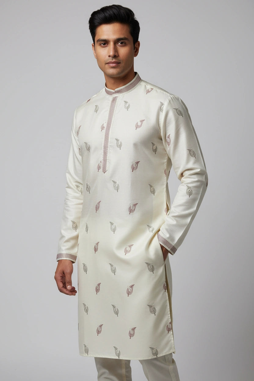 Classic Cotton Kurta Set - Rangoli Sarees