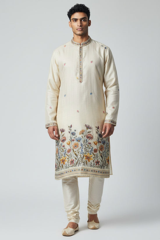 Classic Cotton Kurta Set - Rangoli Sarees