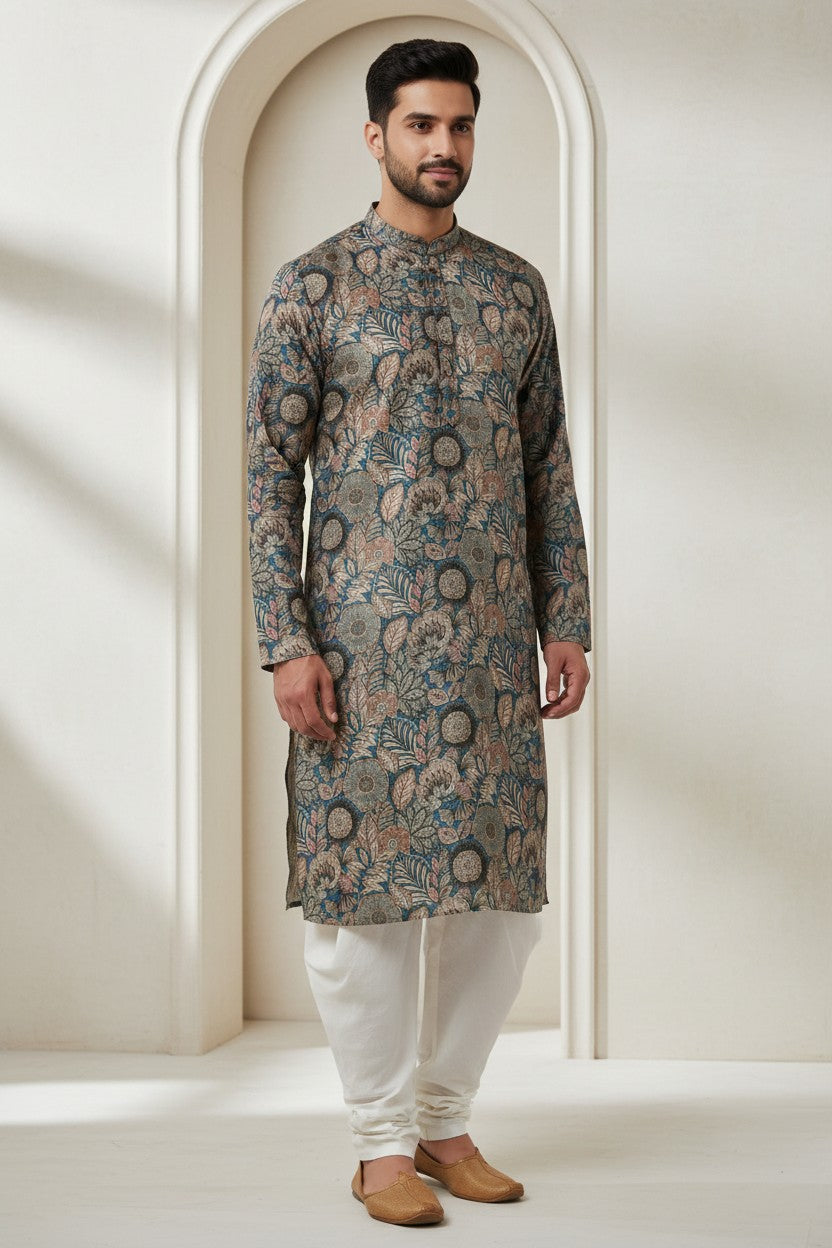Classic Cotton Kurta Set - Rangoli Sarees