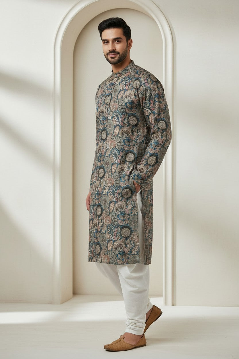 Classic Cotton Kurta Set - Rangoli Sarees