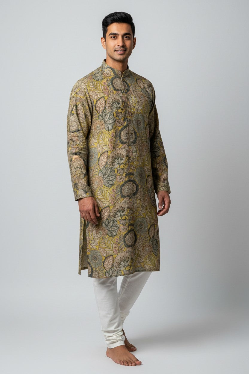 Classic Cotton Kurta Set - Rangoli Sarees