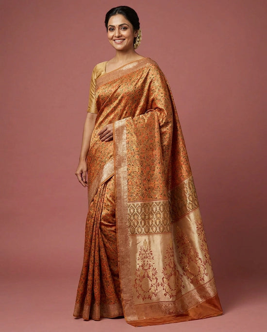 Katan Silk Assamese Saree — photo 2 of 12