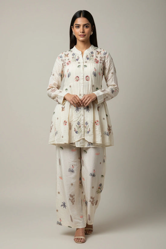 Chic Chinon Co-ord Set - Rangoli Sarees