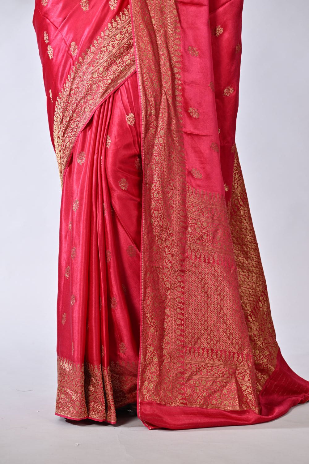 Rani Banarasi Katan Opara Silk Mashru Silk Saree