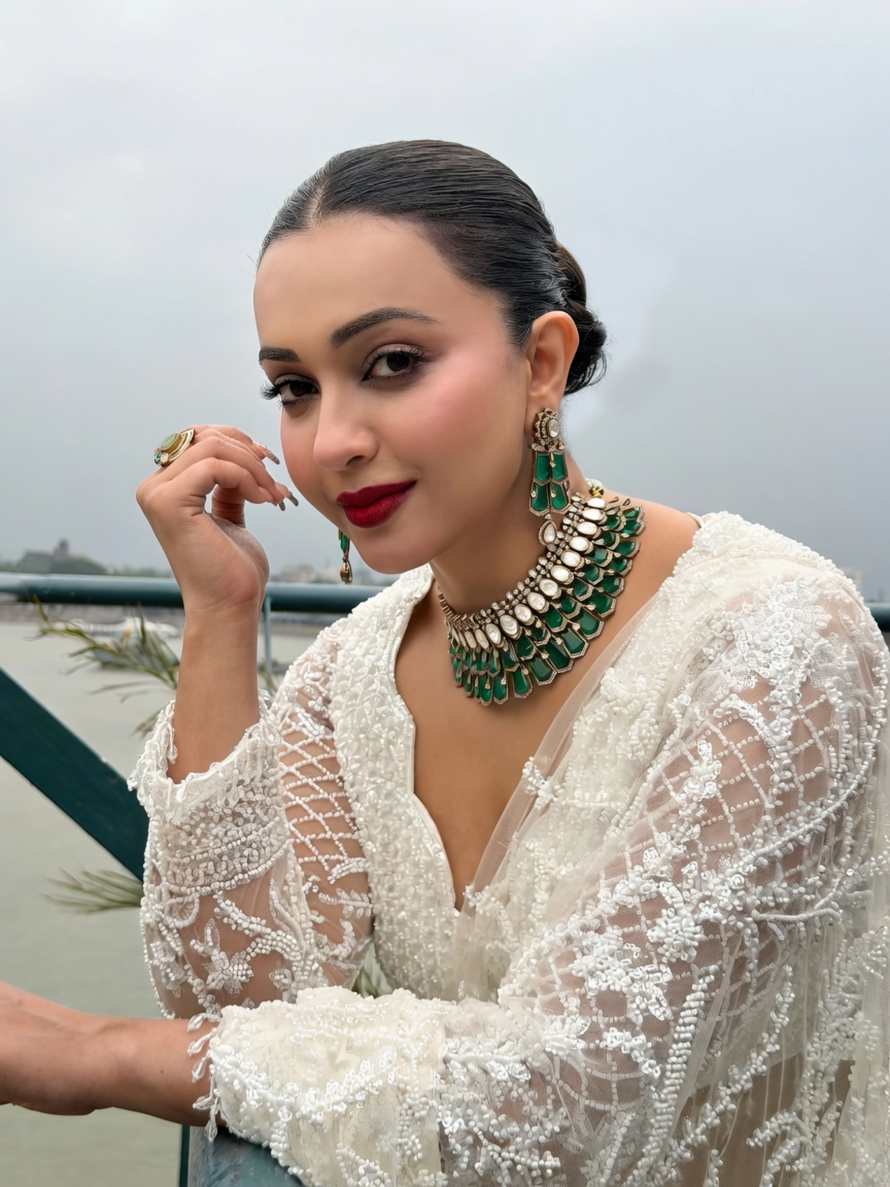 White Floral Lace Saree and Designer Party Wear Saree for Women