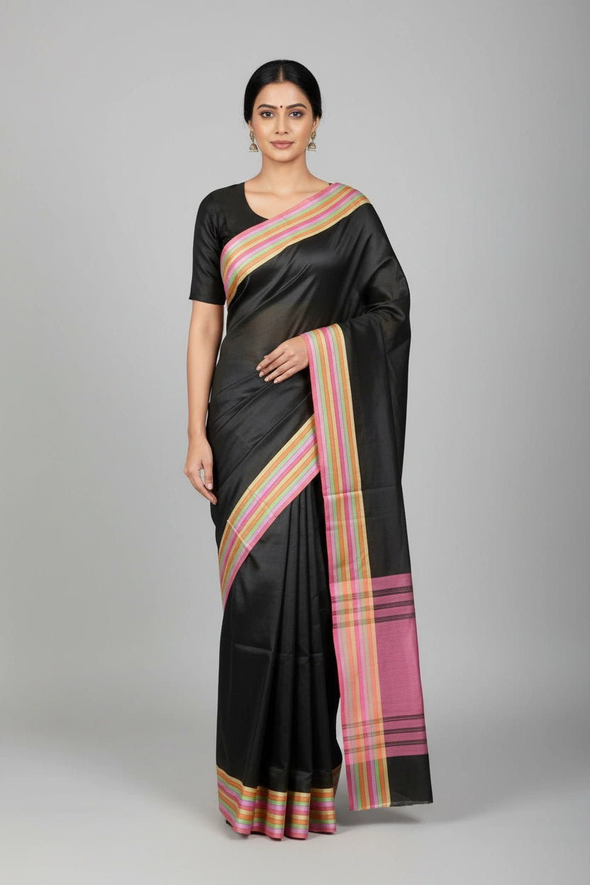 Banarasi Pure Cotton Saree with Traditional Woven Motifs