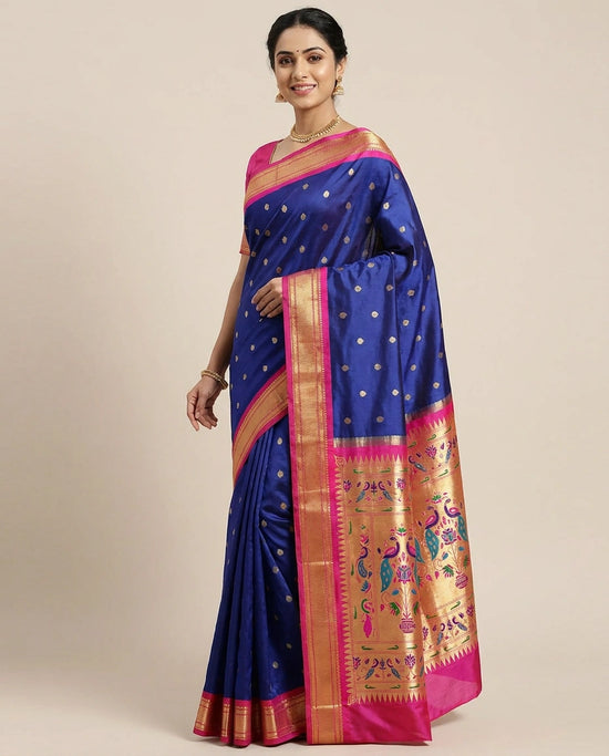 Pure Silk South Weave Saree - Rangoli India