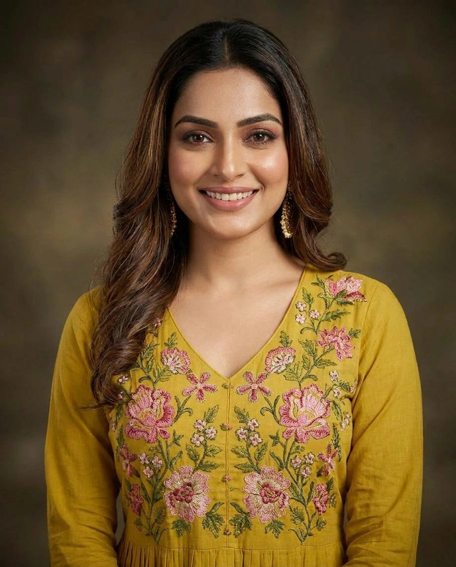 Cotton Suit Anarkali - Rangoli India