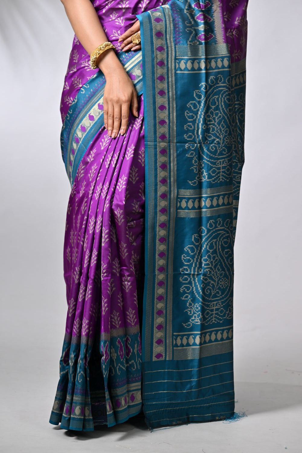 Purple Silk Katan Sarees