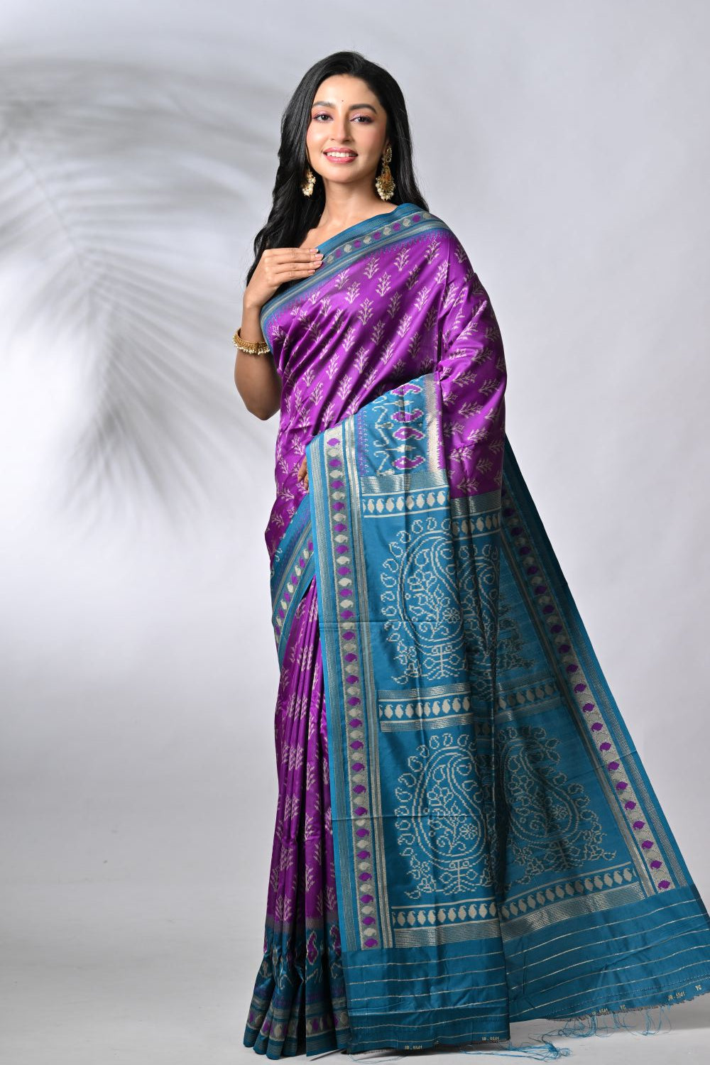 Purple Silk Katan Sarees