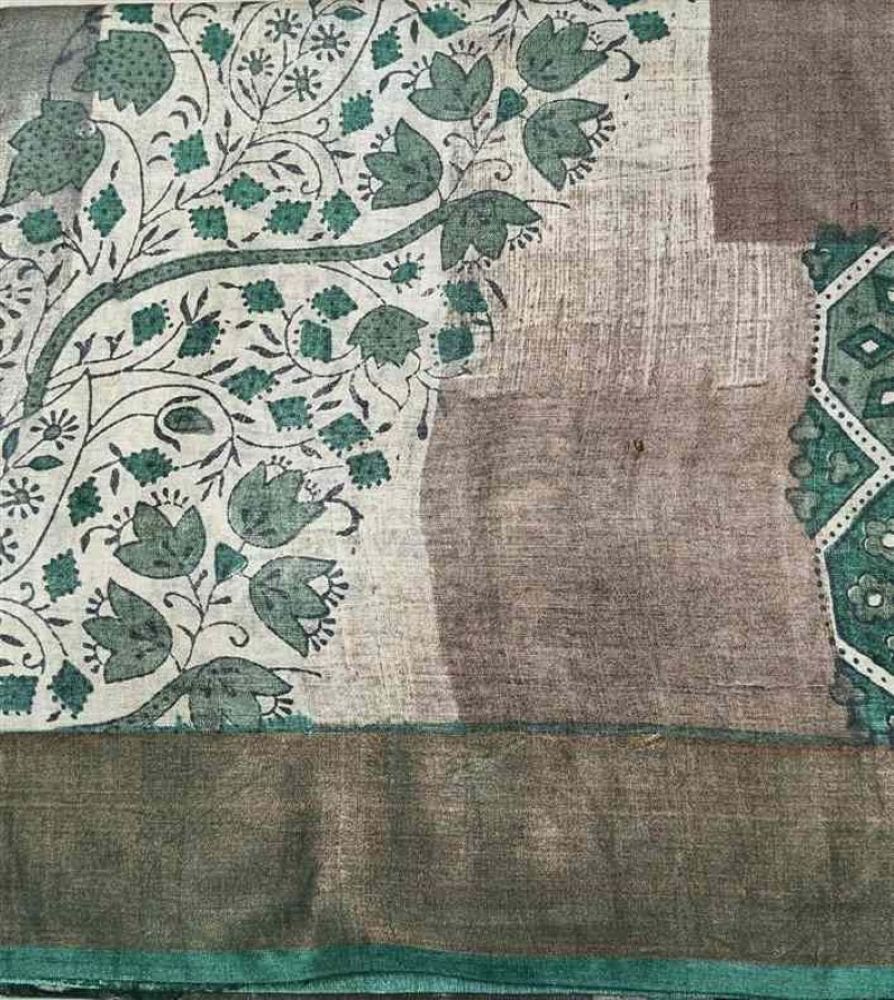 Everyday Tussar Silk Printed Saree