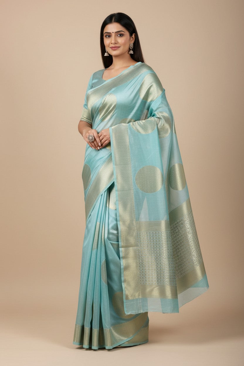 Heritage Zari Silk Katan Banarasi Saree - Rangoli Sarees