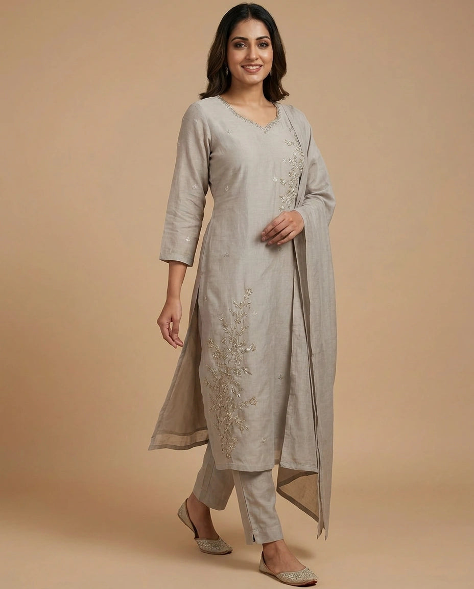 Cotton Straight Suit - Rangoli India
