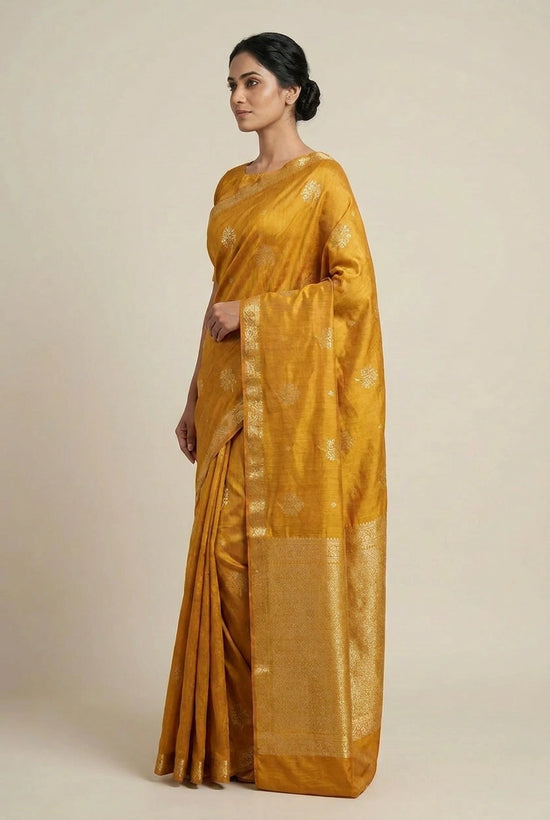 Dola Silk Assam Saree with Assam Floral for Bihu Festival