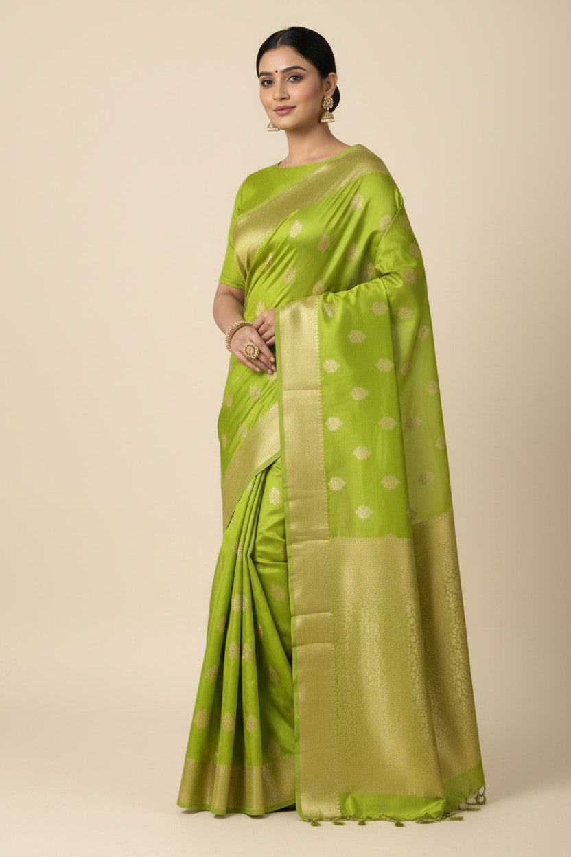 Handcrafted Dola Silk Assamese Silk Saree - Pink | Rangoli