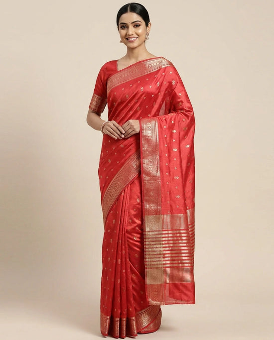 South Weave Saree in Dola Silk - Rangoli India