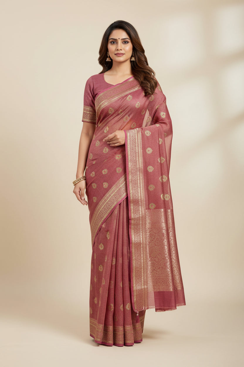 S03326A - Rangoli Sarees