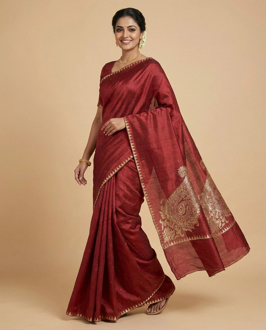 Embroidered Saree Resham Work — photo 12 of 12