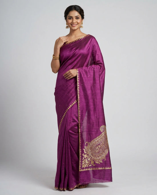 Embroidered Saree Resham Work — photo 2 of 12