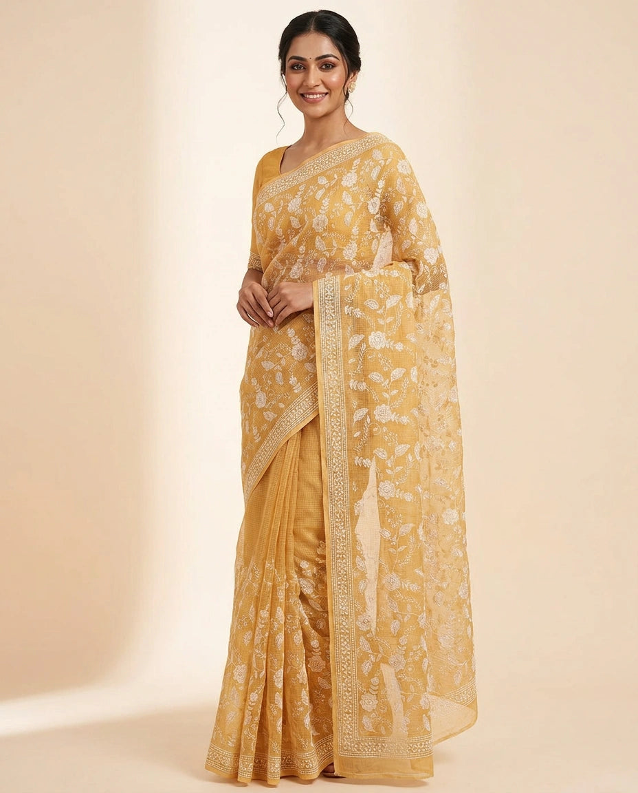 Cotton Cotton Saree - Rangoli India