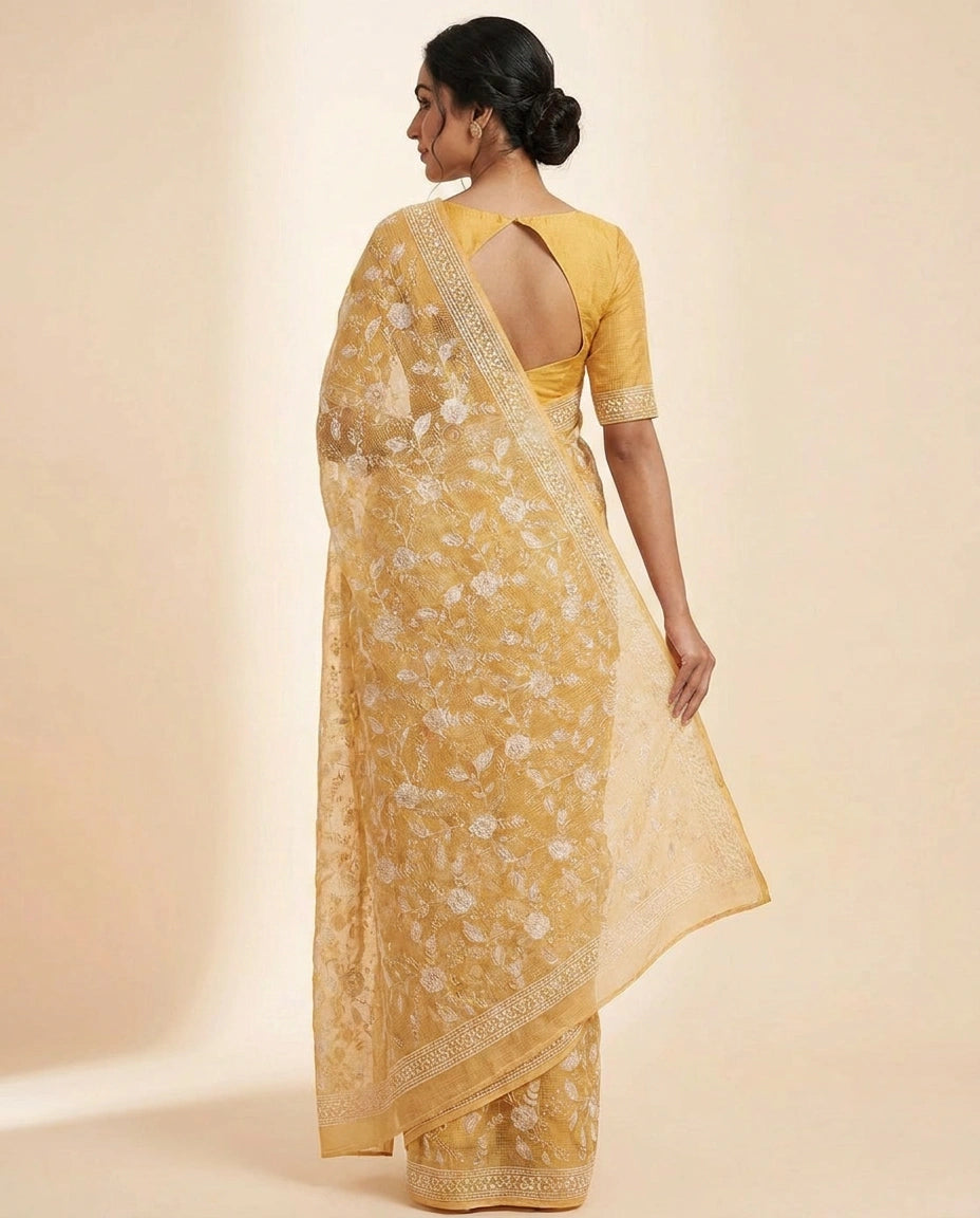 Cotton Cotton Saree - Rangoli India