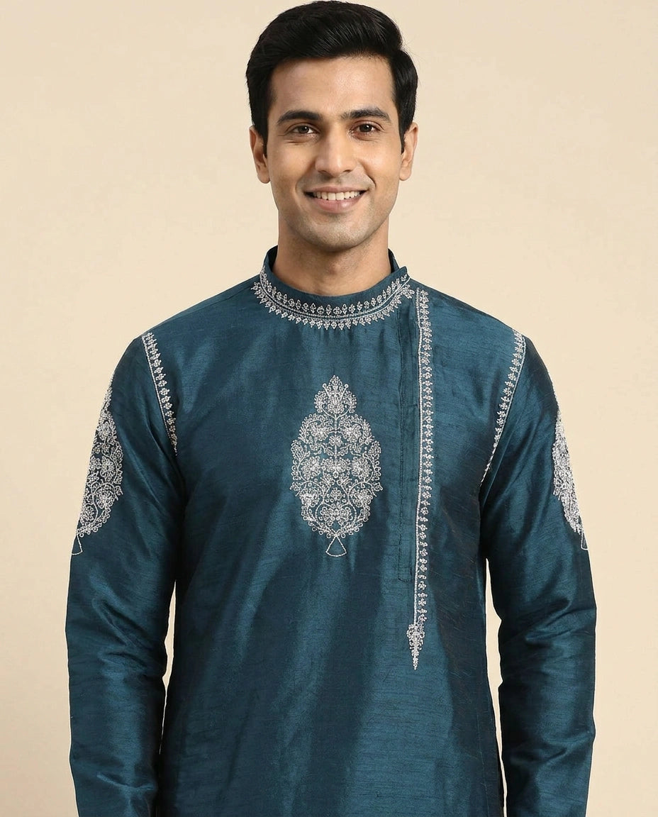 Tussar Silk Only Kurta - Rangoli India