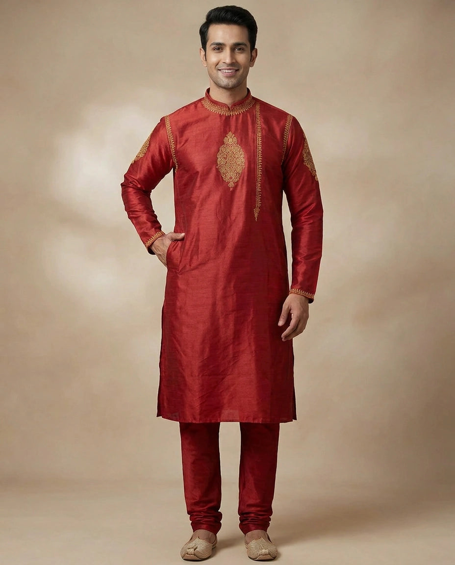 Tussar Silk Only Kurta - Rangoli India