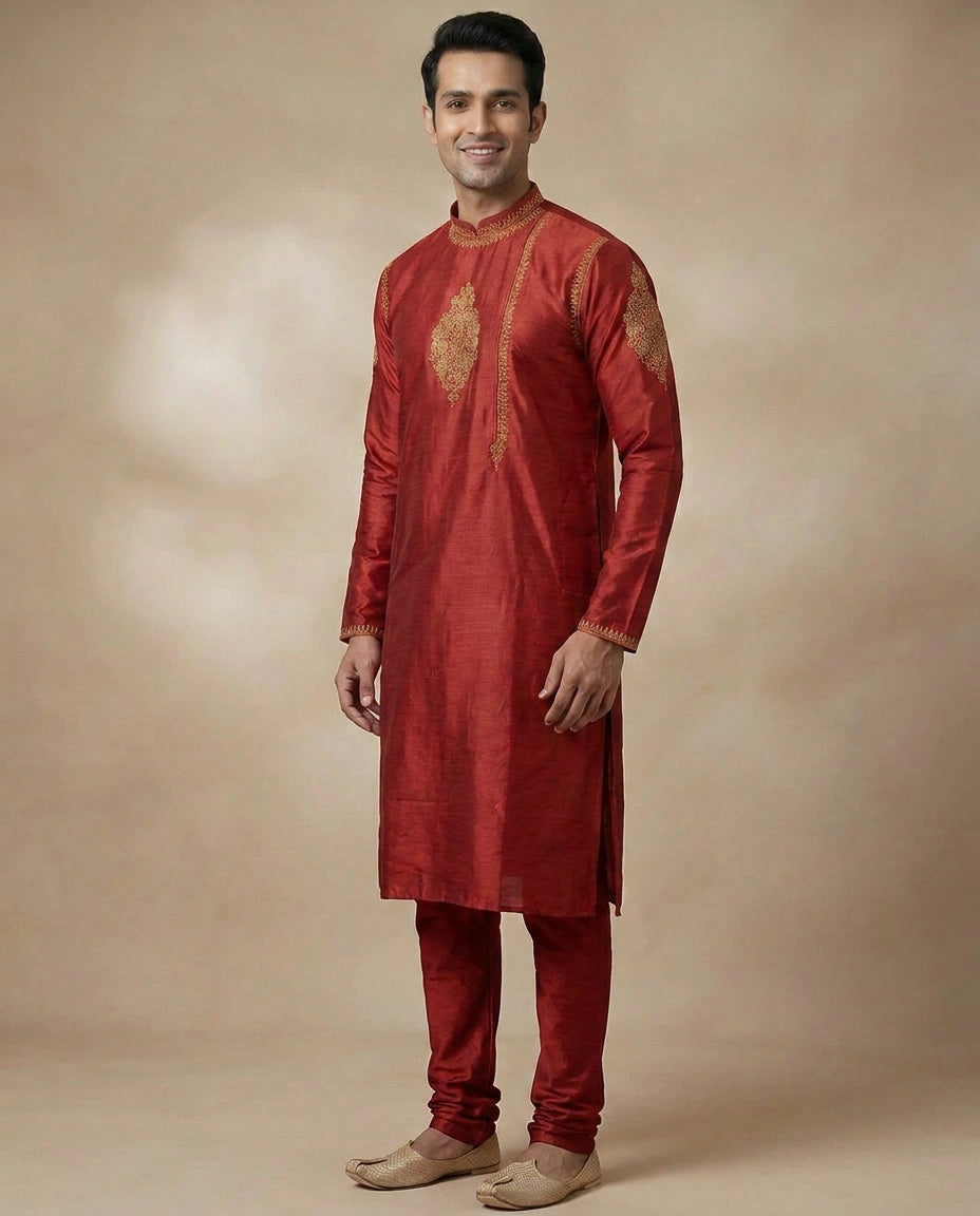 Tussar Silk Only Kurta - Rangoli India