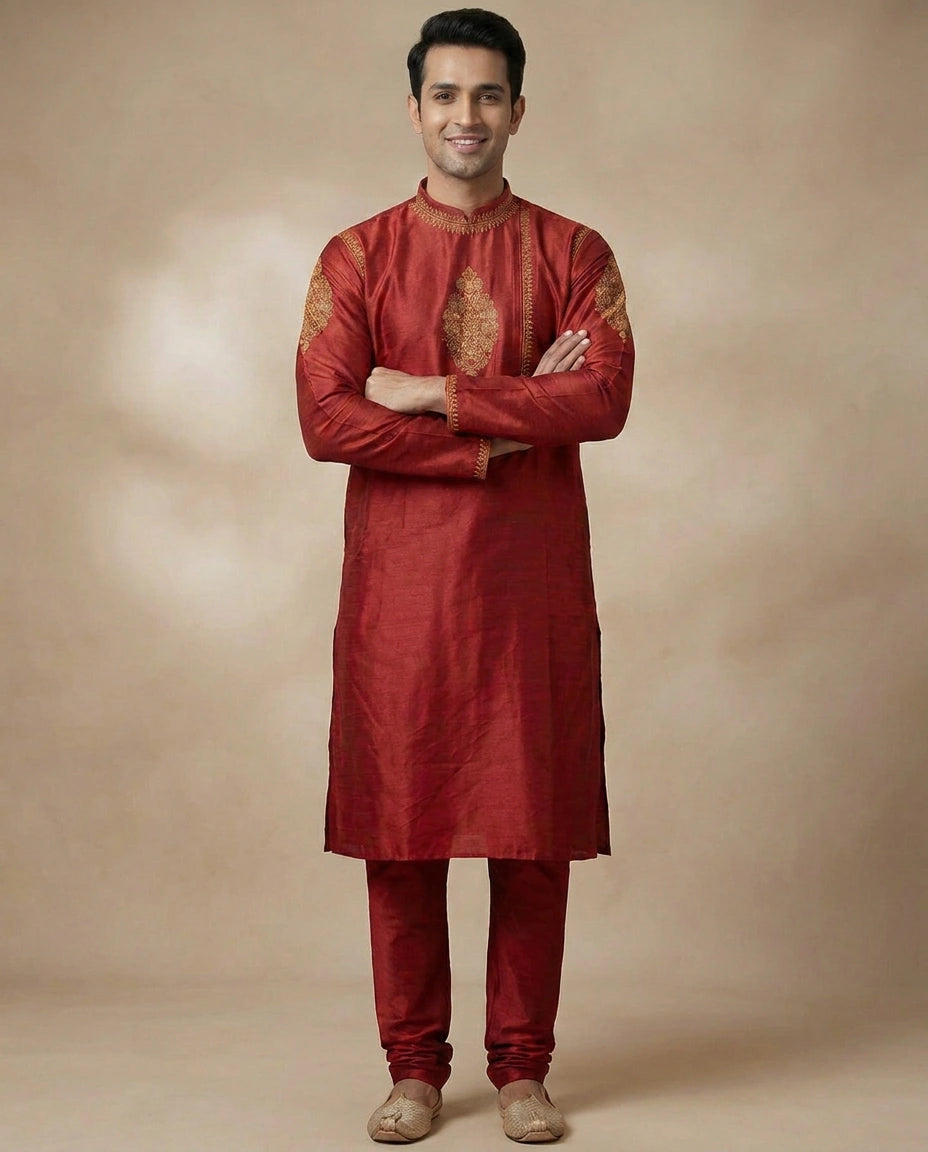 Tussar Silk Only Kurta - Rangoli India