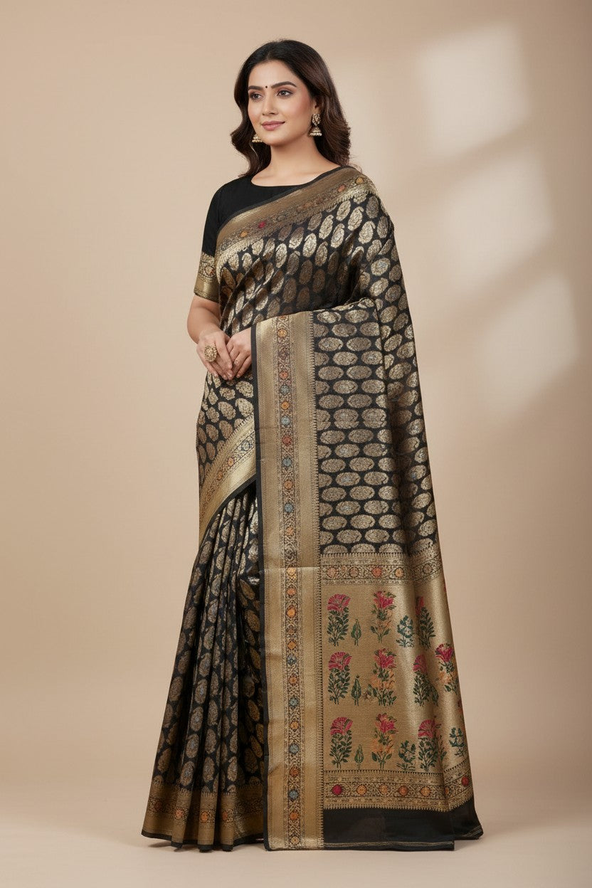 Traditional Dola Silk South Silk Saree - Rangoli Sarees
