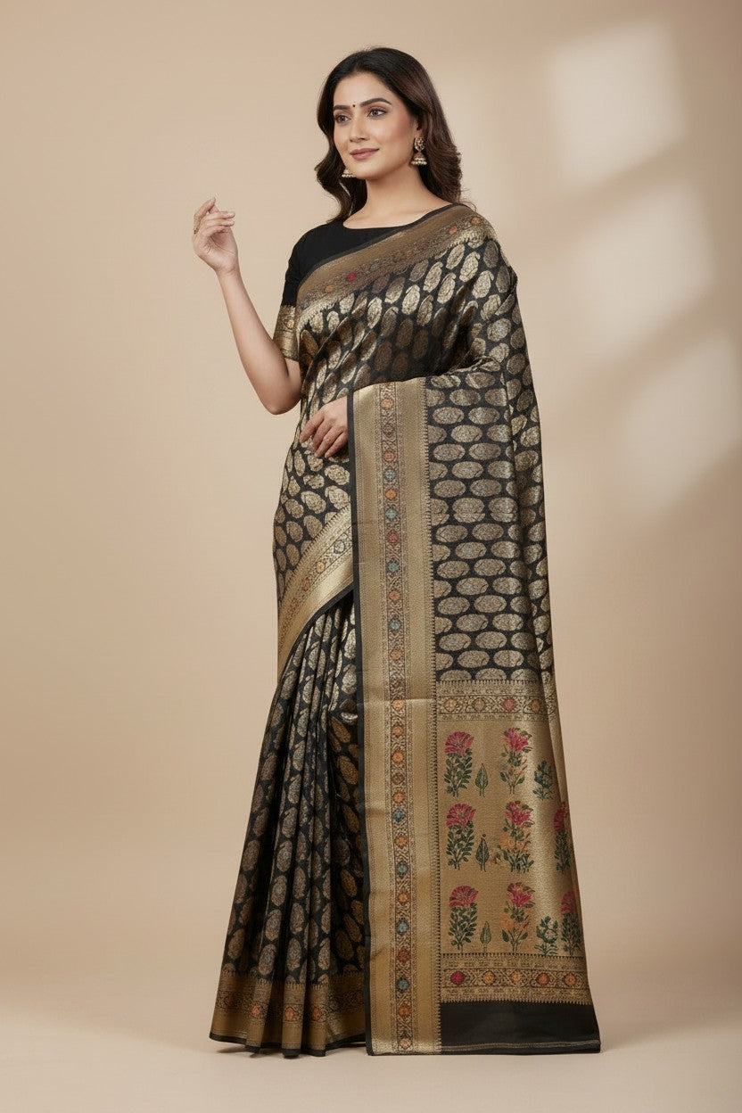 Traditional Dola Silk South Silk Saree - Rangoli Sarees