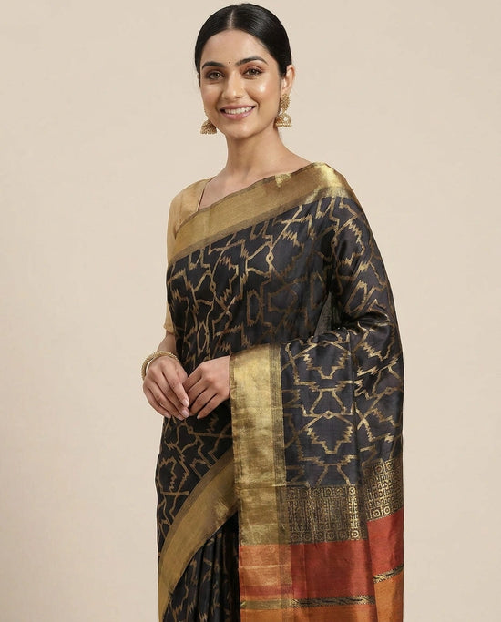 South Weave Saree in Silk Katan - Rangoli India