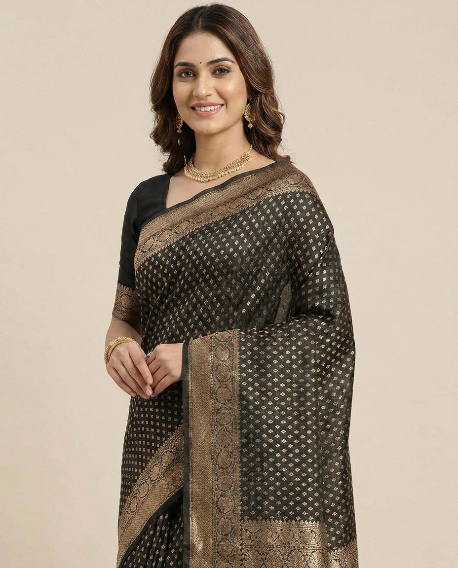 Silk Katan Banarasi Saree - Rangoli India