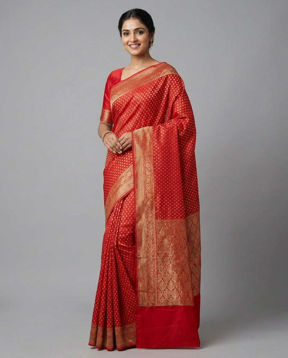Silk Katan Banarasi Saree - Rangoli India
