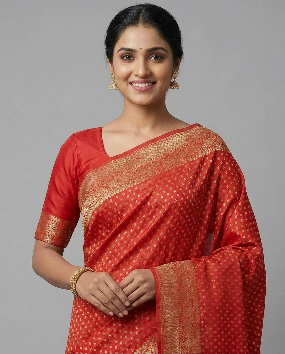 Silk Katan Banarasi Saree - Rangoli India