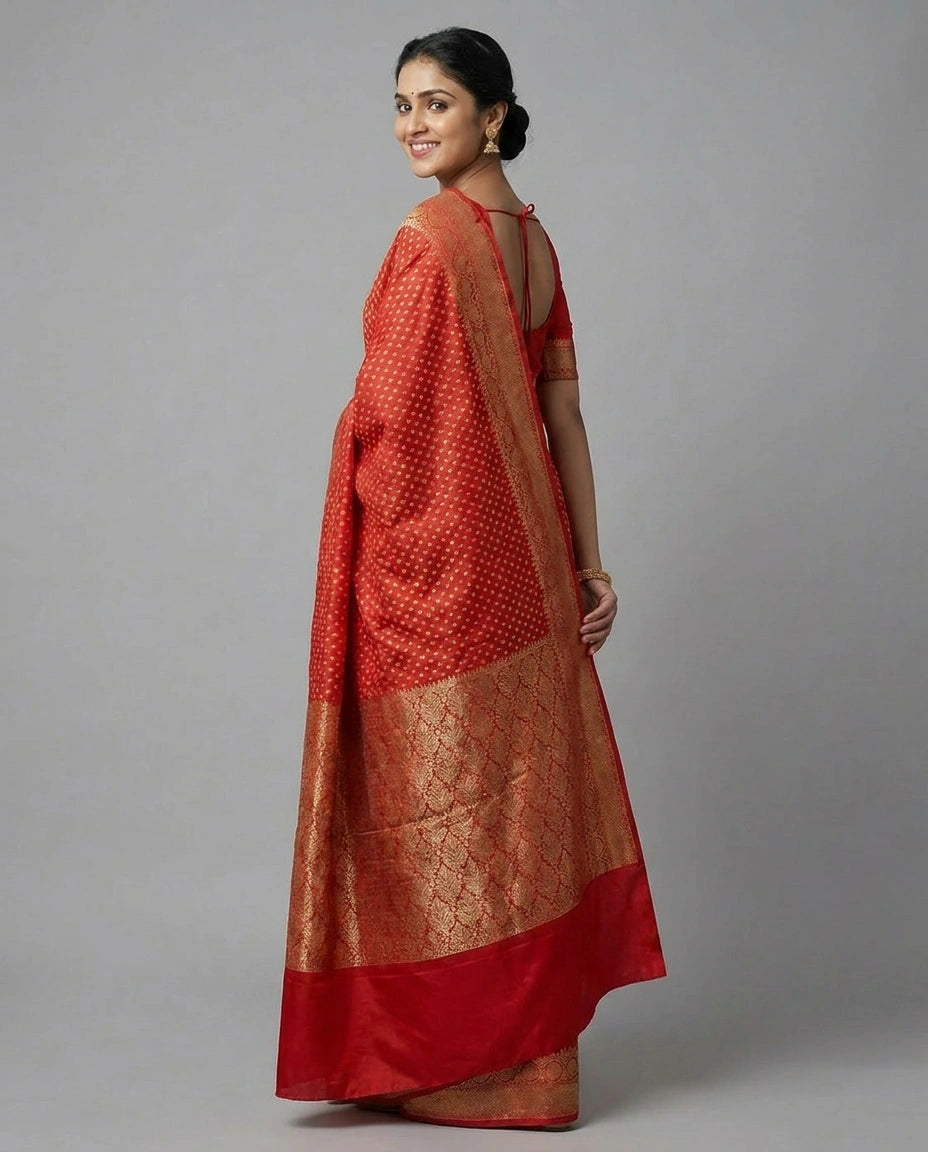Silk Katan Banarasi Saree - Rangoli India
