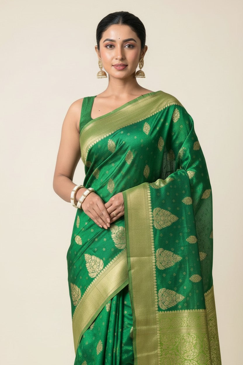 Handcrafted Pure Silk Katan Assamese Silk Saree - Wine | Rangoli