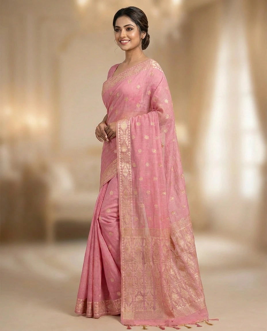 Cotton South Weave Saree for Women - Daily Wear